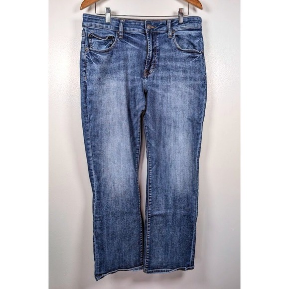 American Eagle Original bootcut Jeans 34x29 Extreme Flex Medium Wash Straight - Picture 9 of 9
